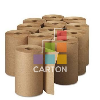 PAPPER ROLL BROWN - 1*12ROLLS